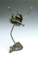 Saute mouton, bronze, 25cm